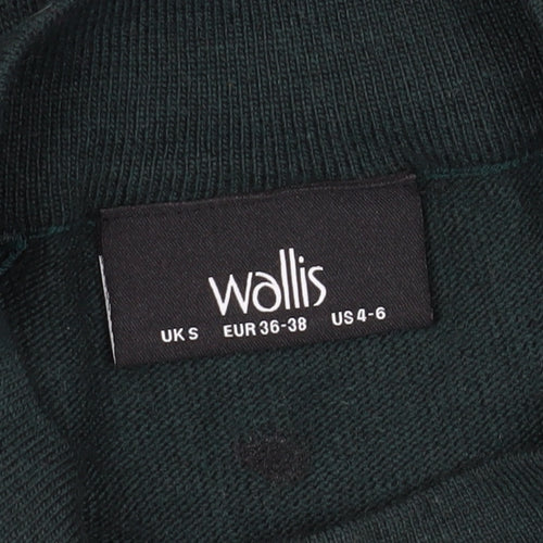 Wallis Women's Green Pullover Jumper, Size S, High Neck