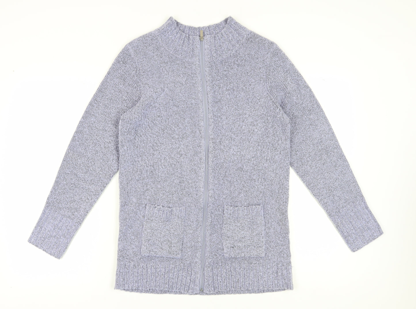 Julipa Women's Grey Full Zip Jumper, Size 12/14