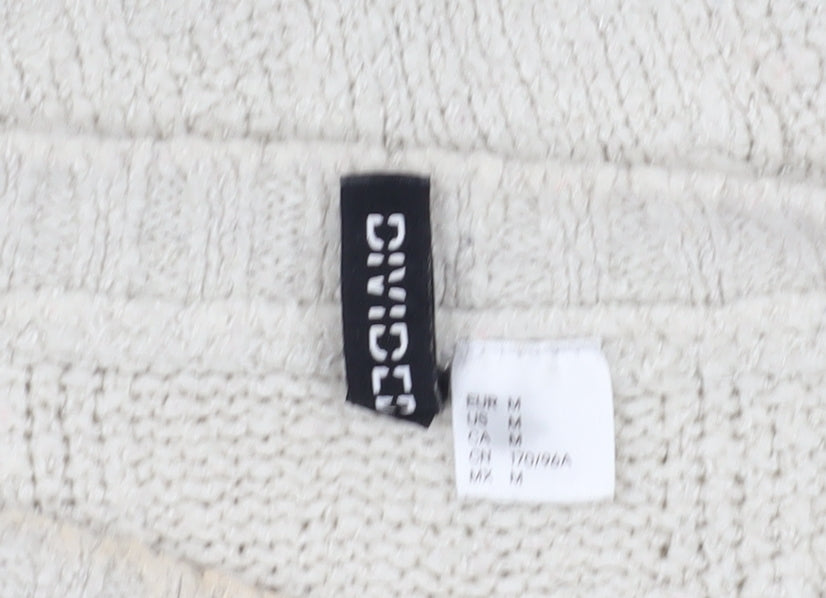 Divided Women's Ivory Cable-Knit Pullover Jumper