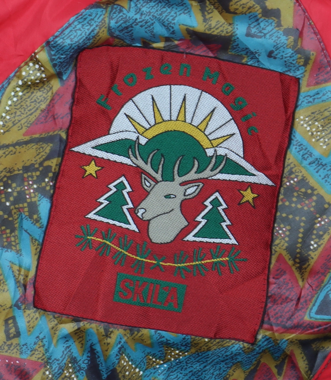 SKILA Women's Red Ski Jacket, Size 10, Long Hooded