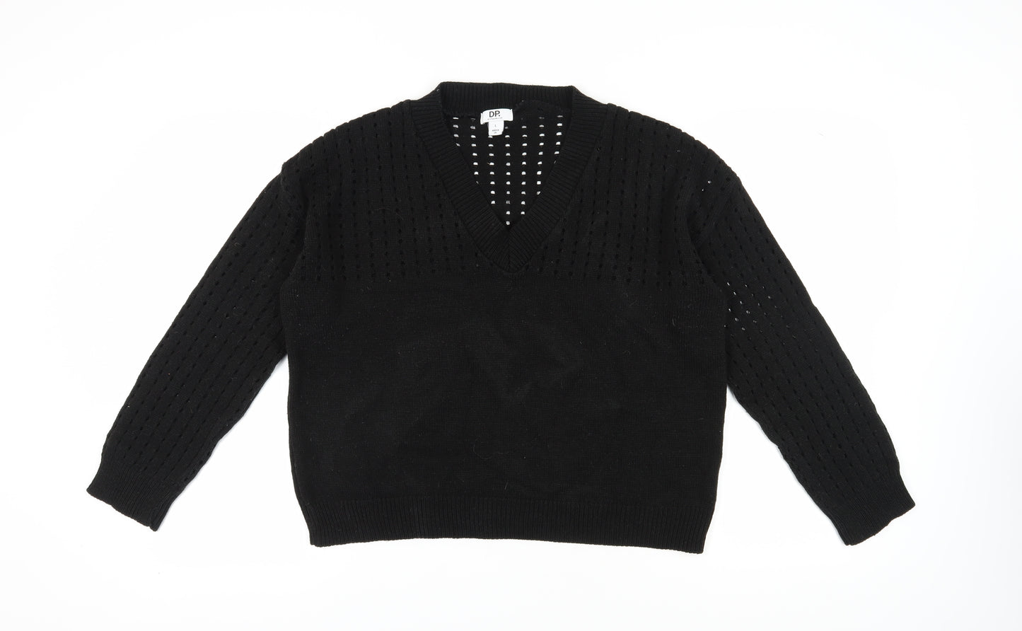 Dorothy Perkins Women's Black V-Neck Pullover Jumper