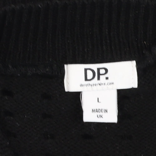 Dorothy Perkins Women's Black V-Neck Pullover Jumper