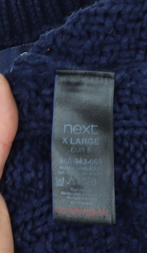 Next Women's Blue XL Cable Knit Pullover Jumper
