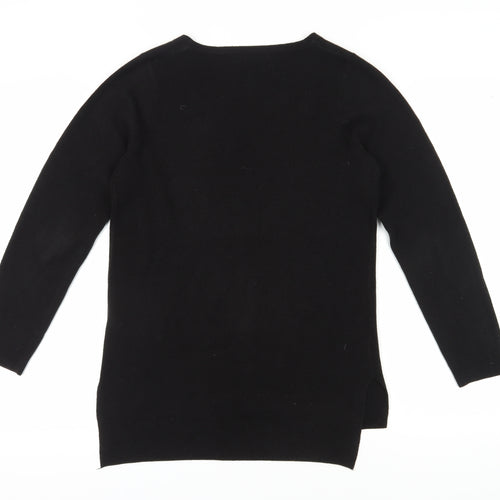 Marks and Spencer Women's Black V-Neck Pullover Jumper