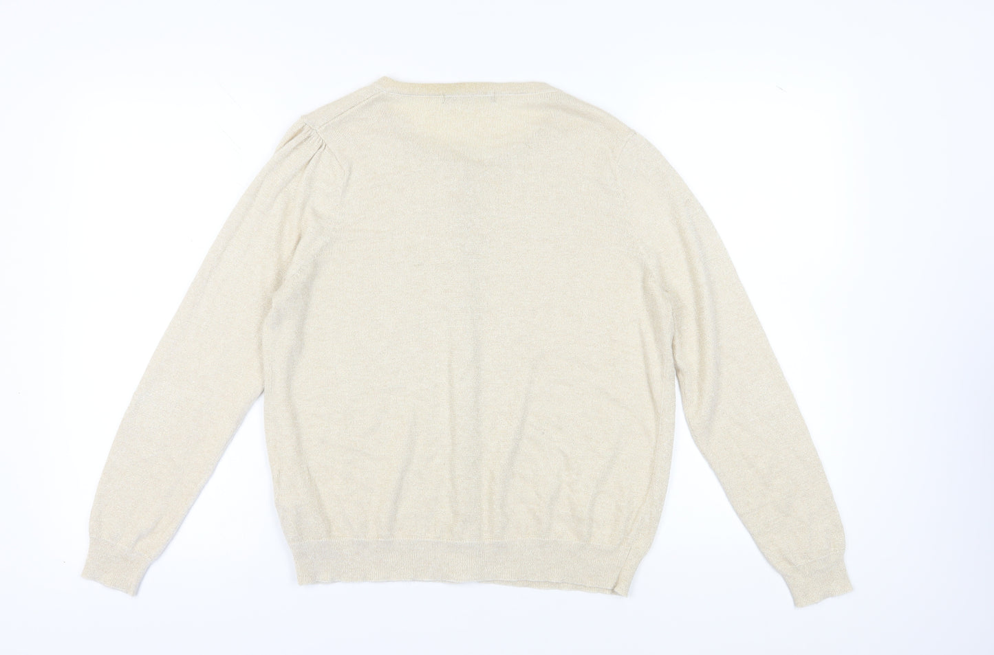 Marks & Spencer Women's Beige Cardigan Size 18