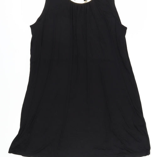 H&M Women's Black M Shift Dress Sleeveless Summer