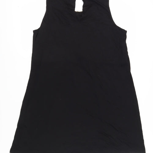 H&M Women's Black M Shift Dress Sleeveless Summer