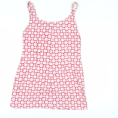 Motel Women's Red Geometric Slip Dress M