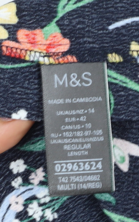 Marks and Spencer Women's Viscose Floral Midi Dress