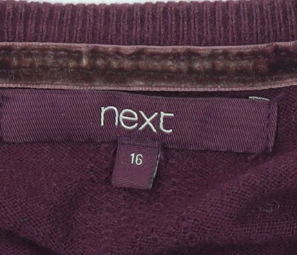 Next Women's Purple Cardigan Size 16