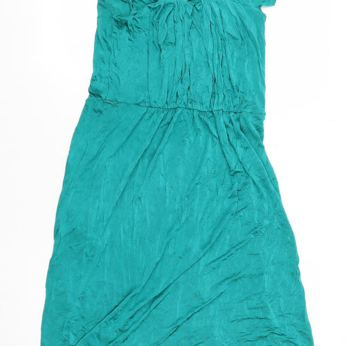 Marks and Spencer Green A-Line Dress Size 12