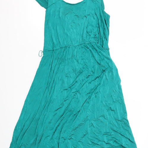 Marks and Spencer Green A-Line Dress Size 12