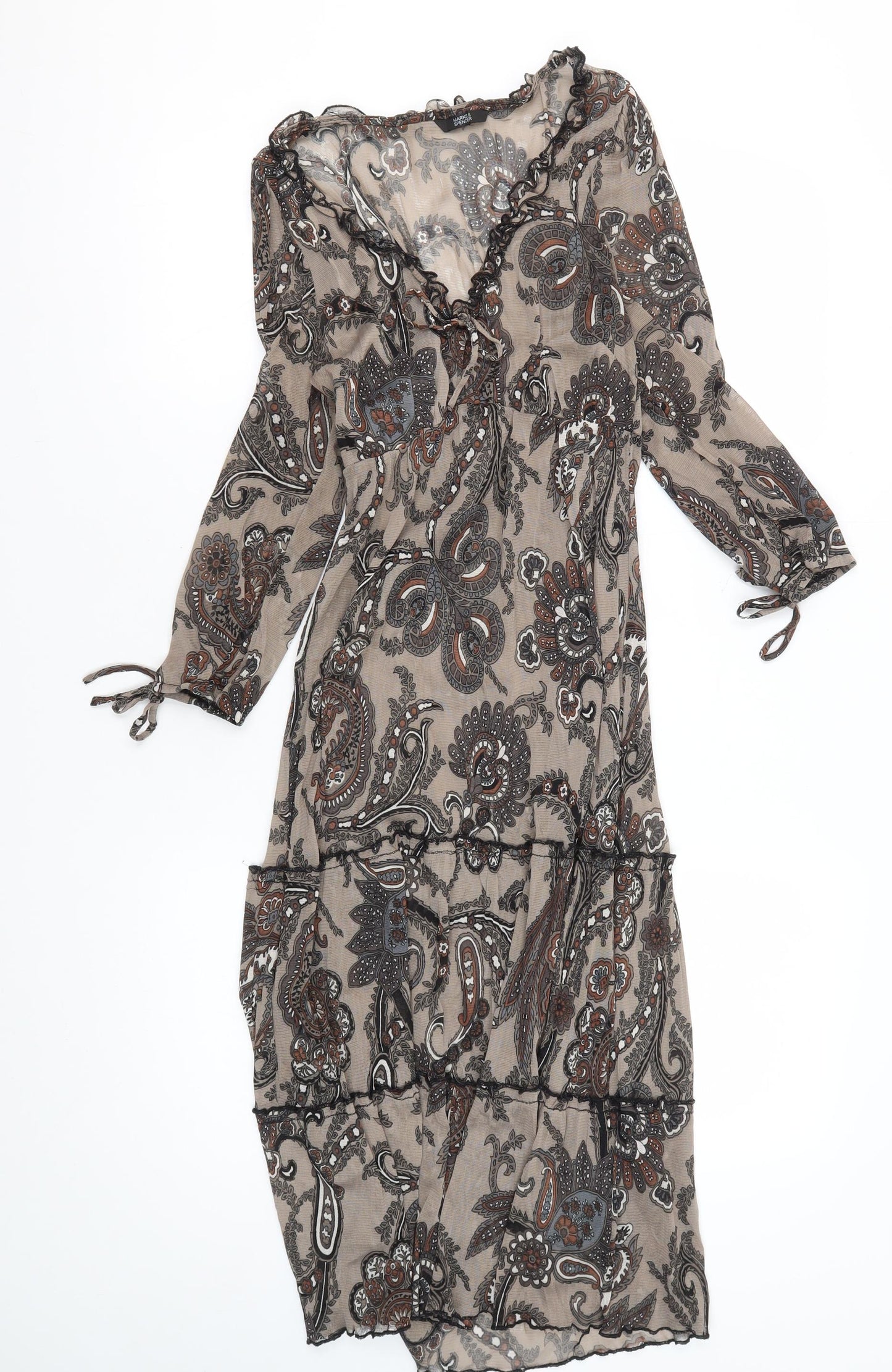 Marks & Spencer Women's Multicoloured Midi Shift Dress