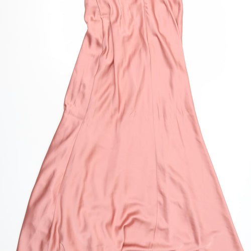 ASOS Women's Pink Strapless Long Dress Size 10