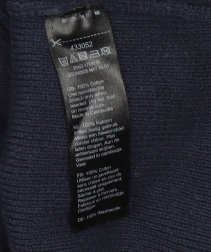 Monsoon Women's Blue Cardigan Size L Casual Knit