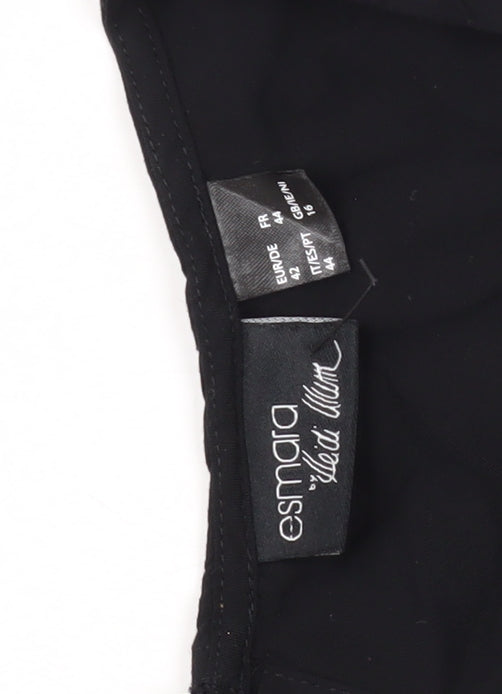 Esmara Women's Black Sleeveless Jumpsuit Size 14