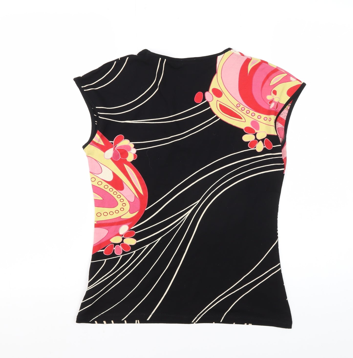 Next Women's Multicoloured Floral Cap Sleeve T-Shirt