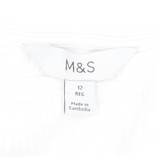 Marks and Spencer White Women's Top Size 12