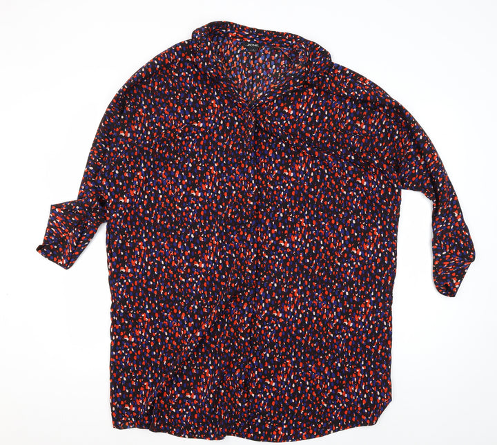Monki Women's Multicoloured Button-Up Shirt, S