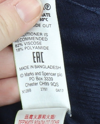 Marks and Spencer Women's Blue Cardigan Size 12