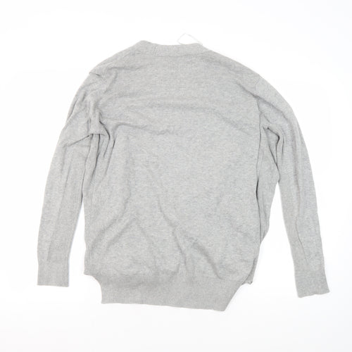 Marks and Spencer Women's Grey Cotton Cardigan Size 10