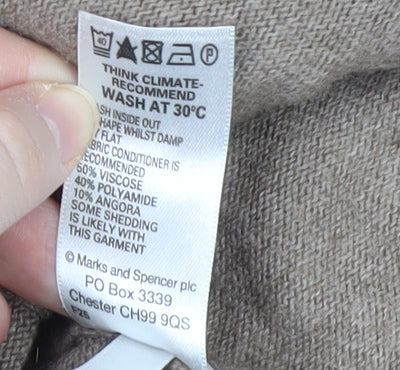 Marks and Spencer Women's Brown Cardigan, Size 12