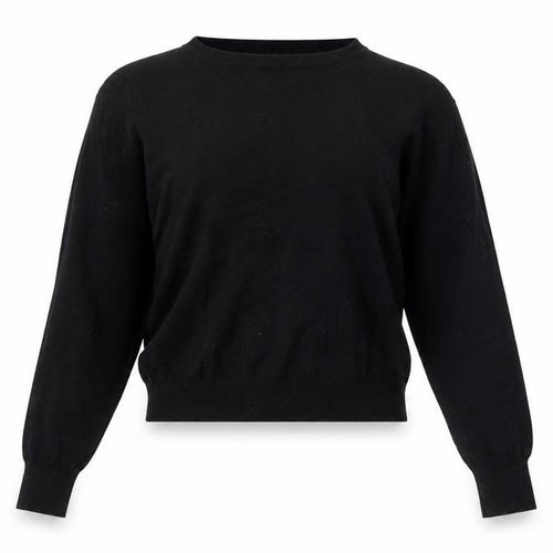 Mango Black Pullover Women's M Crew Neck Jumper