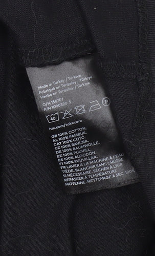 H&M Women's Black A-Line Dress Size 12