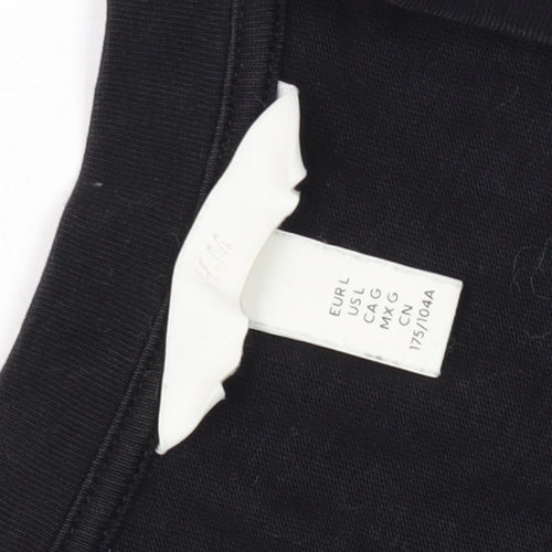 H&M Women's Black A-Line Dress Size 12