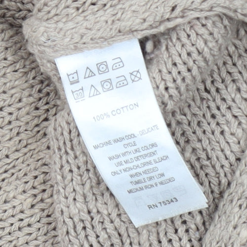Shrinking Violet Women's Beige Pullover Jumper Size S