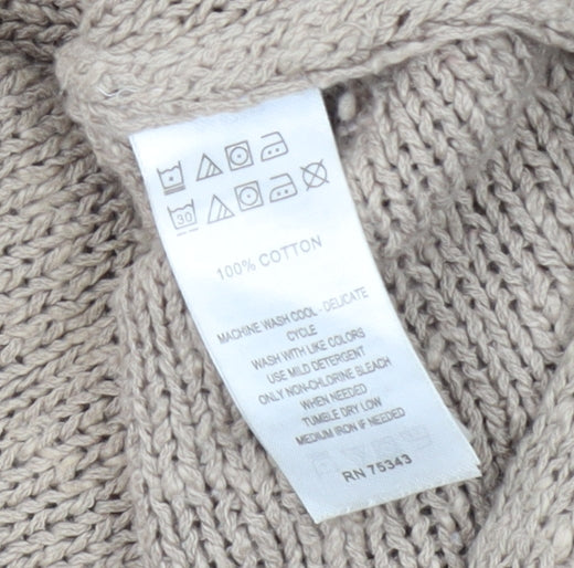 Shrinking Violet Women's Beige Pullover Jumper Size S