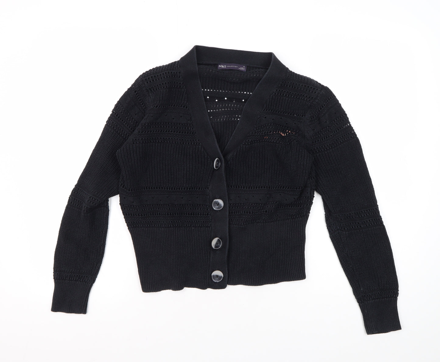 Marks and Spencer Women's Black Cardigan Size 10