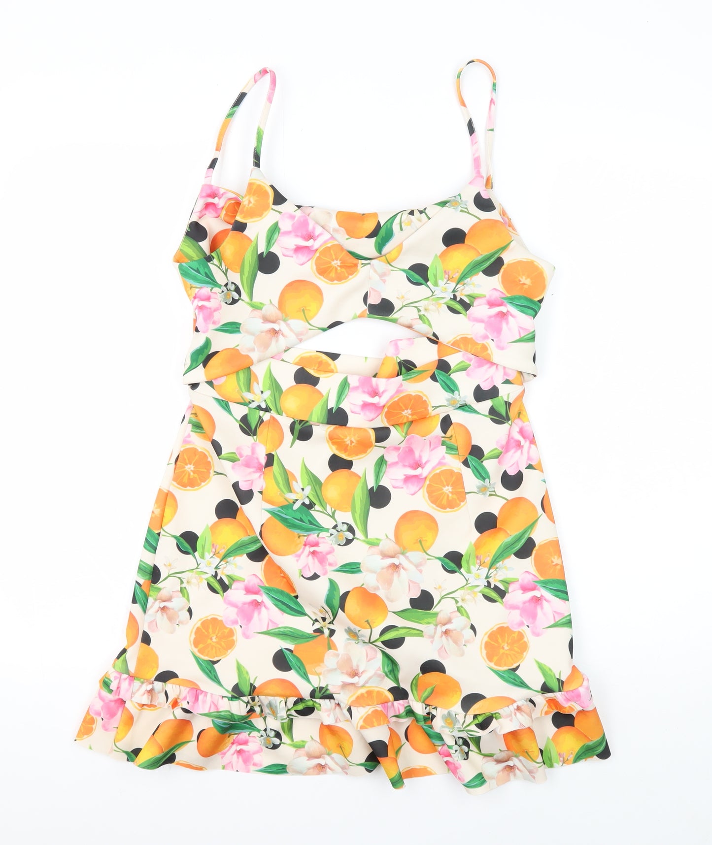 ASOS Women’s Floral Cut Out Slip Dress, Size 12