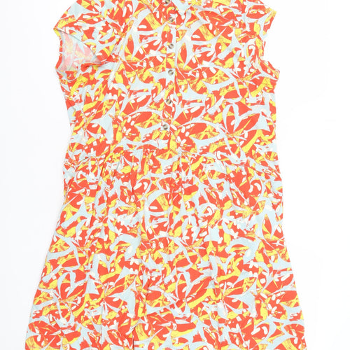 White Stuff Women's Multicoloured Petite Shirt Dress