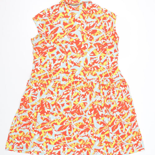 White Stuff Women's Multicoloured Petite Shirt Dress