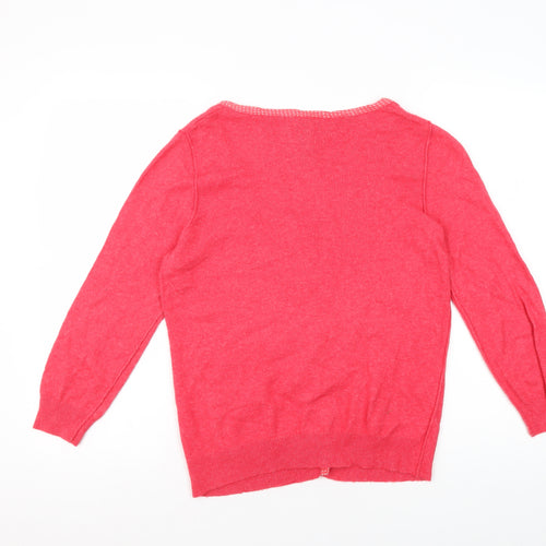 Weird Fish Women's Red Cardigan Size 14