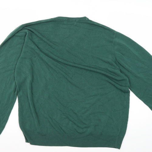 Marks and Spencer Men's Green Pullover Jumper XL