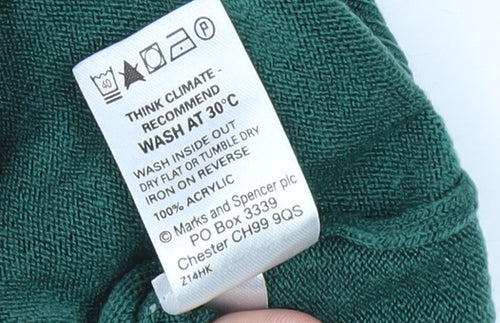 Marks and Spencer Men's Green Pullover Jumper XL