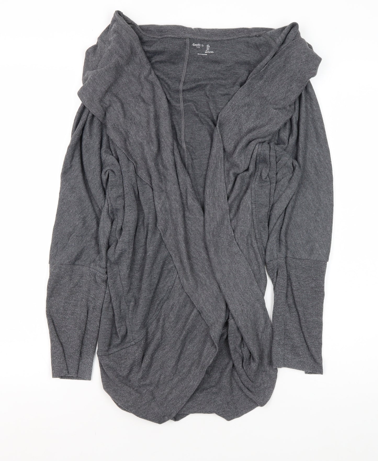 Gap Women's Grey Cardigan Jumper Long Sleeve L