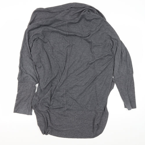Gap Women's Grey Cardigan Jumper Long Sleeve L