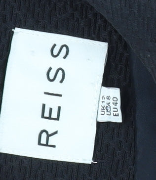 Reiss Women's Black Fit & Flare Dress, Size 12