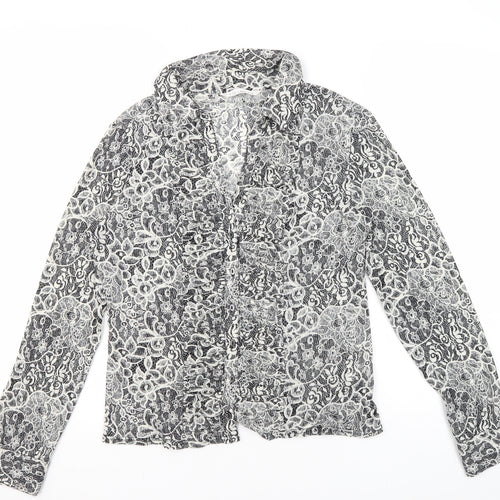 Vie de Mode Women's Multicoloured Button-Up Shirt