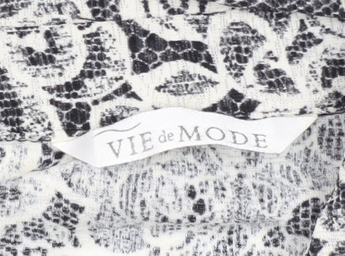 Vie de Mode Women's Multicoloured Button-Up Shirt