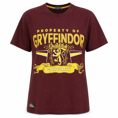 Harry Potter Unisex Red XL T-Shirt, Quidditch Style