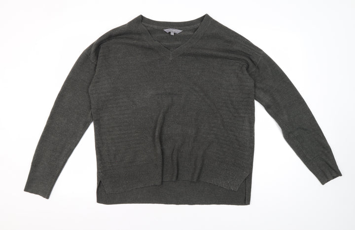Principles Women's Grey V-Neck Jumper, Size 16