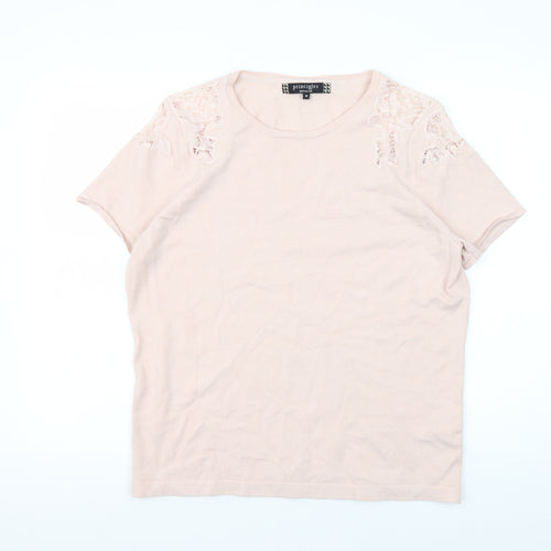 Principles Women's Pink T-Shirt Size 18 Embroidered