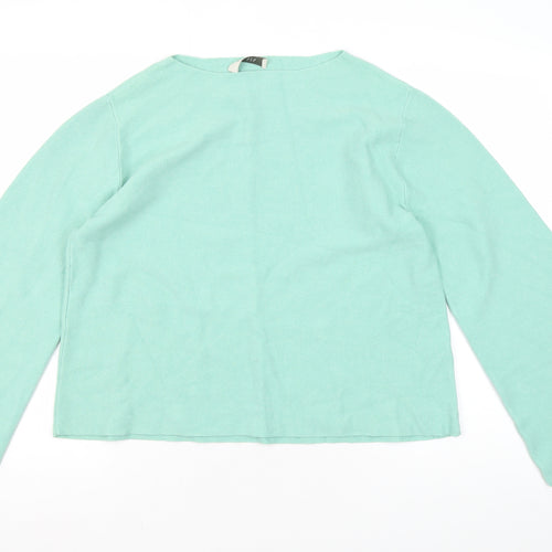 Oasis Women's Green Knit Jumper Medium