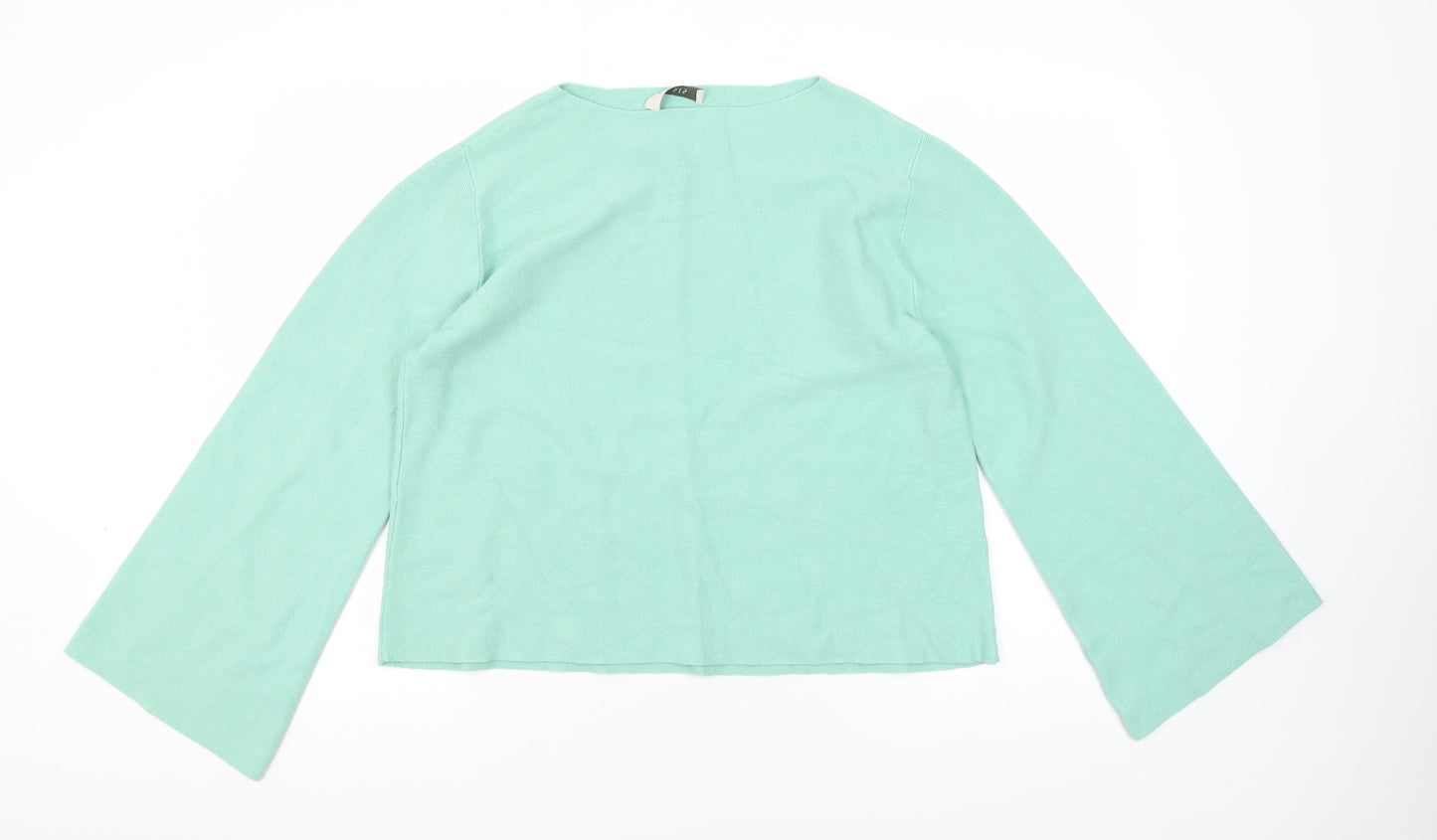 Oasis Women's Green Knit Jumper Medium