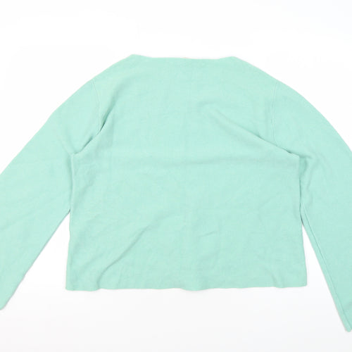 Oasis Women's Green Knit Jumper Medium
