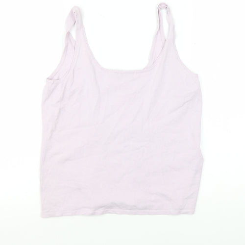 Linea Women's Ivory Knit Camisole Tank L Casual